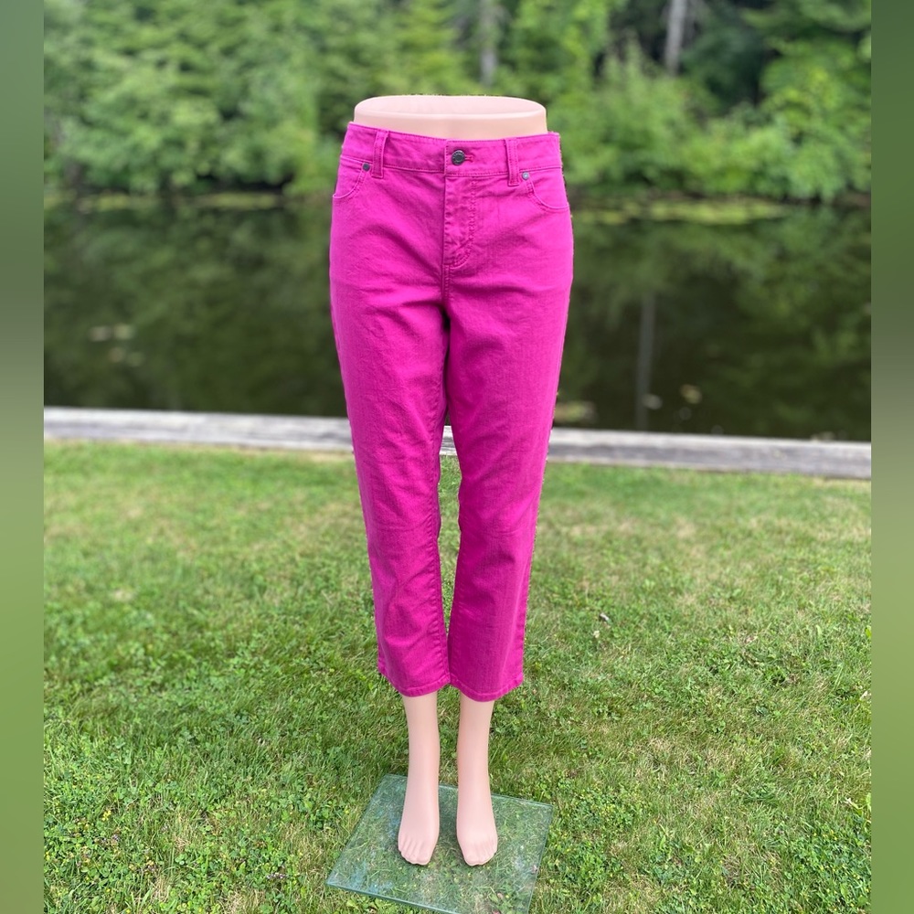 Talbots Pink Signature Cropped Denim